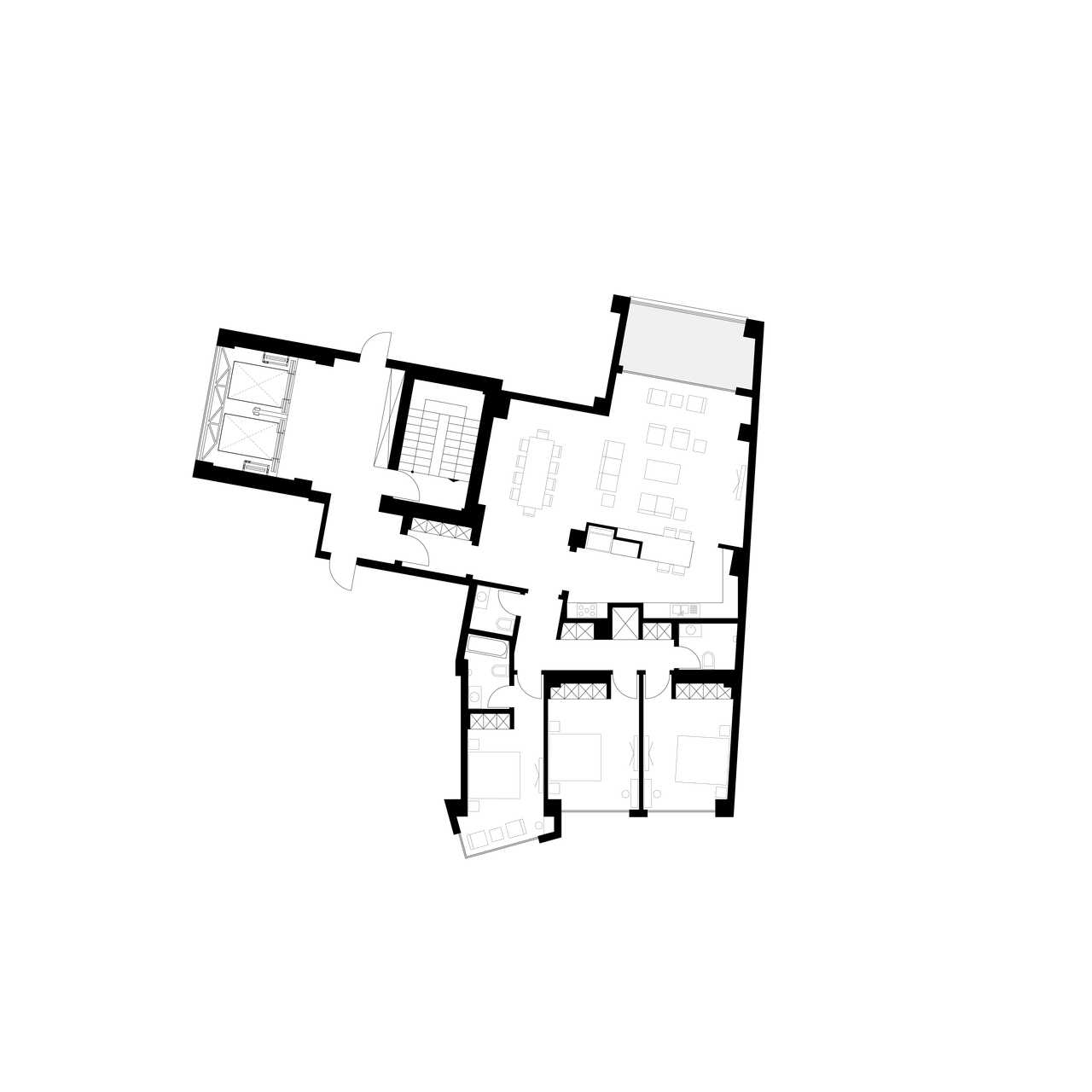 Architectural floor plan for Type 4
